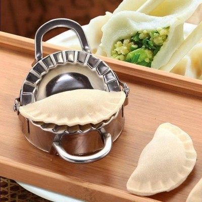 2pcs/set Stainless Steel Dumpling Maker Dough Cutter Pie Ravioli Dumpling Mould Kitchen Pastry Tools Accessories Cutting Tool